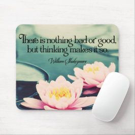William Shakespeare Inspirerend quote "Denken" Muismat
