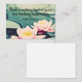 William Shakespeare Inspirerend quote "Denken" Notitiekaartje (Voorkant / Achterkant)