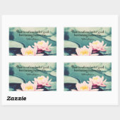 William Shakespeare Inspirerend quote "Denken" Rechthoekige Sticker (Vel)