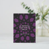 William Shakespeare Inspirerend zuster Quote Briefkaart (Staand voorkant)