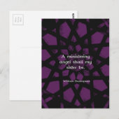 William Shakespeare Inspirerend zuster Quote Briefkaart (Voorkant / Achterkant)