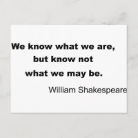 William Shakespeare Inspirerende Quote