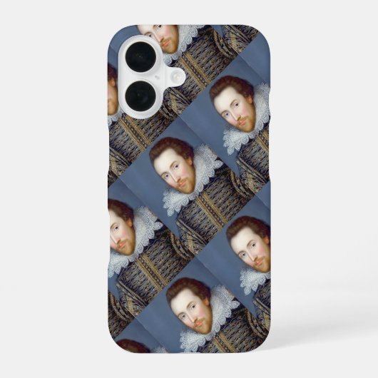 William Shakespeare iPhone 16 Hoesje (Achterkant)