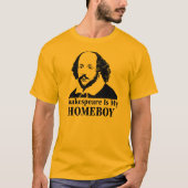 William Shakespeare is mijn homeboy T-shirt (Voorkant)
