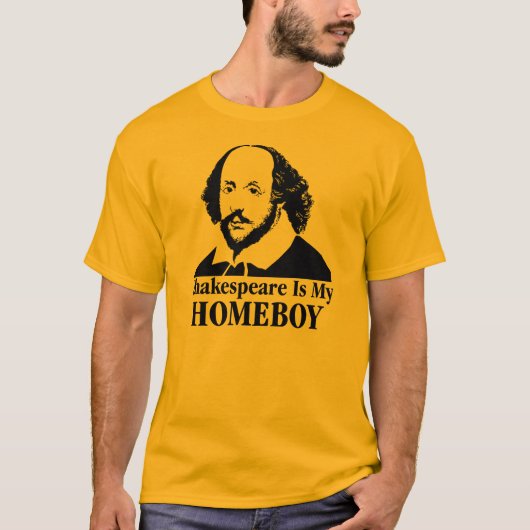 William Shakespeare is mijn homeboy T-shirt (Voorkant)