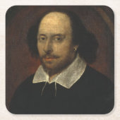 William Shakespeare Kartonnen Onderzetters (Voorkant)