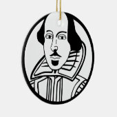 William Shakespeare Keramisch Ornament (Rechts)