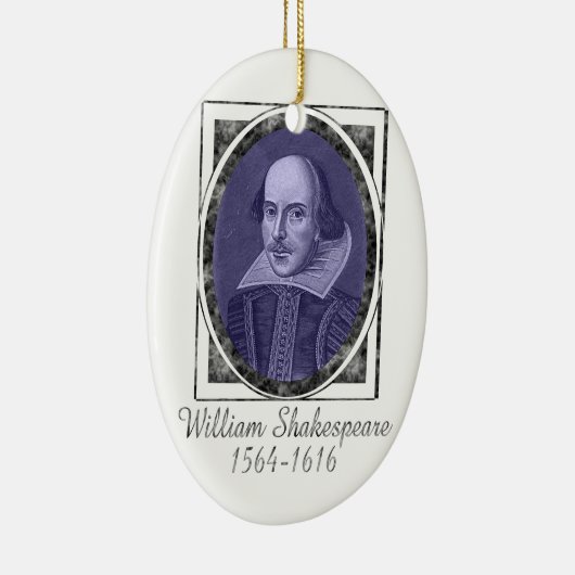 William Shakespeare Keramisch Ornament (Rechts)