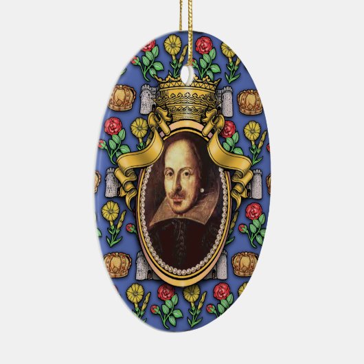 William Shakespeare Keramisch Ornament (Rechts)