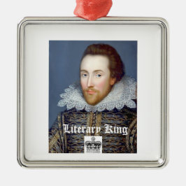  William Shakespeare Kerstornament Metalen Ornament