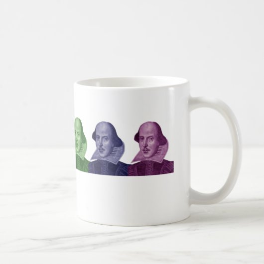 william shakespeare kleur mok! koffiemok (Rechts)