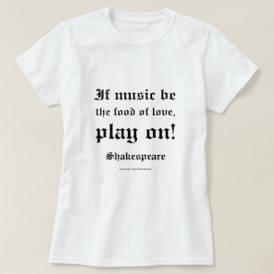 William Shakespeare Liefdescitaat L3 T-shirt