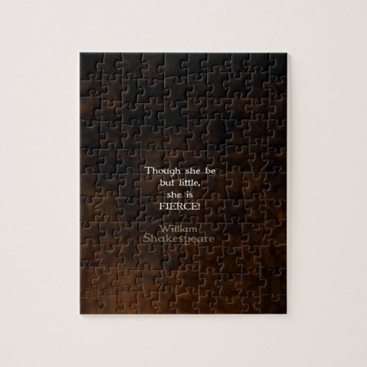 William Shakespeare Little and Fierce Quotting Legpuzzel (Verticaal)