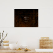 William Shakespeare Little and Fierce Quotting Poster (Keuken)