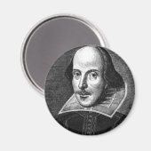 William Shakespeare Magneet (Voorkant / Achterkant)