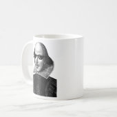 William Shakespeare met zonnebril Classic Koffiemok (Voorkant links)