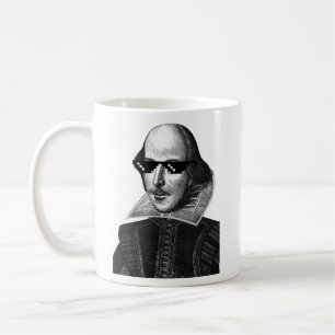 William Shakespeare met zonnebril Classic Koffiemok
