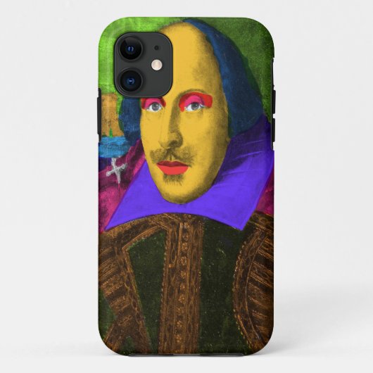 William Shakespeare Pop Art Case-Mate iPhone Case (Achterkant)