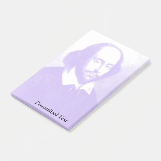 William Shakespeare Pop Art Portrait Post-it® Notes (Schuin)