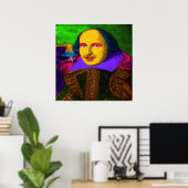 William Shakespeare Pop Art Poster (Thuiskantoor)