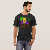 William Shakespeare Pop Art T-shirt (Voorkant volledig)