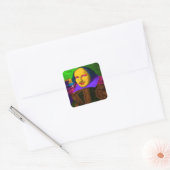William Shakespeare Pop Art Vierkante Sticker (Envelop)