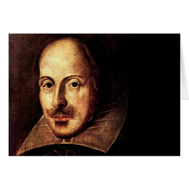 William Shakespeare Portrait (Voorkant Horizontaal)