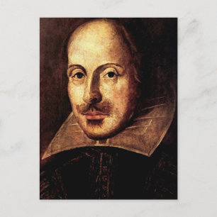 William Shakespeare Portrait Briefkaart