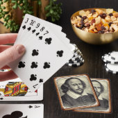 William Shakespeare Portrait Cards Pokerkaarten (Insitu)