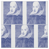William Shakespeare Portrait First Folio Stof (Swatch)