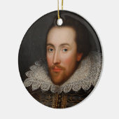  William Shakespeare Portrait Keramisch Ornament (Links)