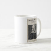 William Shakespeare Portrait Koffiemok (Voorkant rechts)