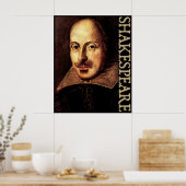 William Shakespeare Portrait Poster (Keuken)