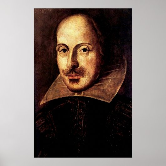William Shakespeare Portrait Poster (Voorkant)