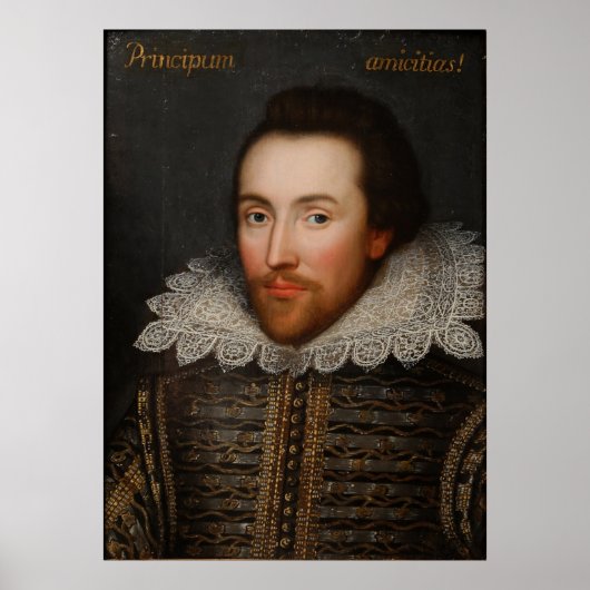  William Shakespeare Portrait Poster (Voorkant)