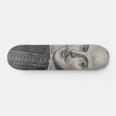William Shakespeare Portrait Skateboard (Horizontaal)