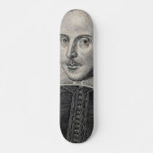 William Shakespeare Portrait Skateboard (Voorkant)