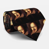 William Shakespeare Portrait Stropdas (Opgerold)