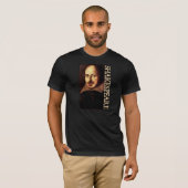 William Shakespeare Portrait T-shirt (Voorkant volledig)