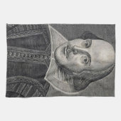 William Shakespeare Portrait Theedoek (Horizontaal)