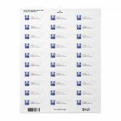 William Shakespeare Portrait uit First Folio Etiket (Full Sheet)