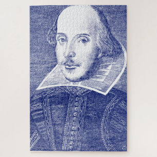 William Shakespeare Portrait uit First Folio Legpuzzel