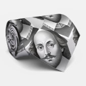 William Shakespeare portret Hamlet illustratie Stropdas (Opgerold)
