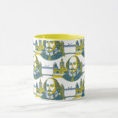 William Shakespeare portretillustratie Londen Mok (Midden)