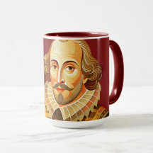 William Shakespeare portretillustratie To Be Of