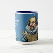 William Shakespeare portretillustratie To Be Of Mok (Midden)
