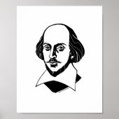 William Shakespeare Poster (Voorkant)