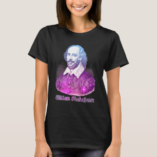 William Shakespeare Poster Literatuur T-shirt