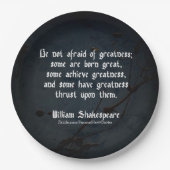 William Shakespeare Quote - Greatness Papieren Bordje (Voorkant)