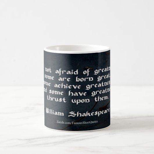 William Shakespeare Quote Koffiemok (Center)